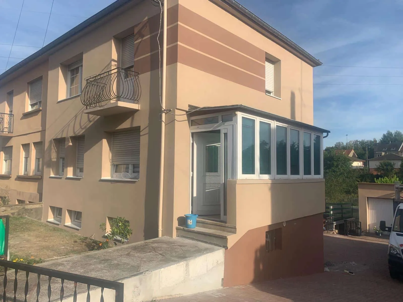 Ravalement de façade réalisé à Forbach, en Moselle